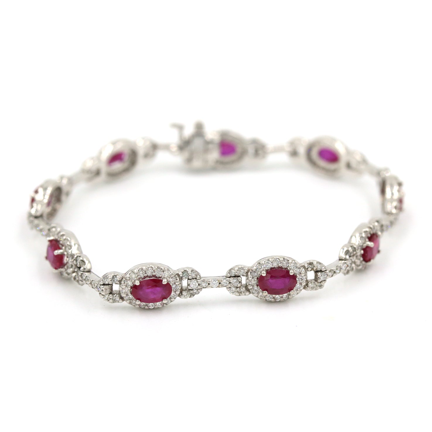 Ruby And Diamond Bracelet