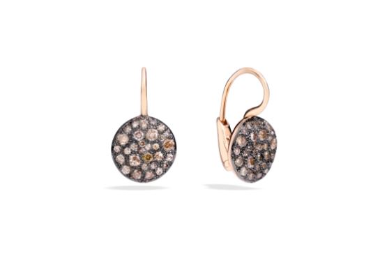 Pomellato Sabbia Diamond Drop Earrings