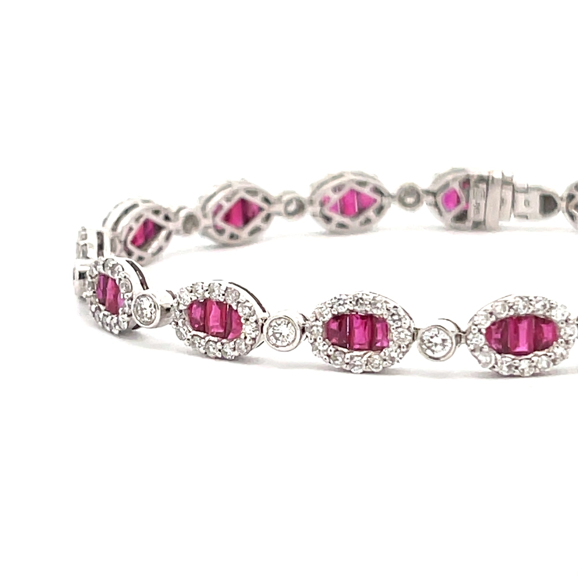 Ruby And Diamond Bracelet