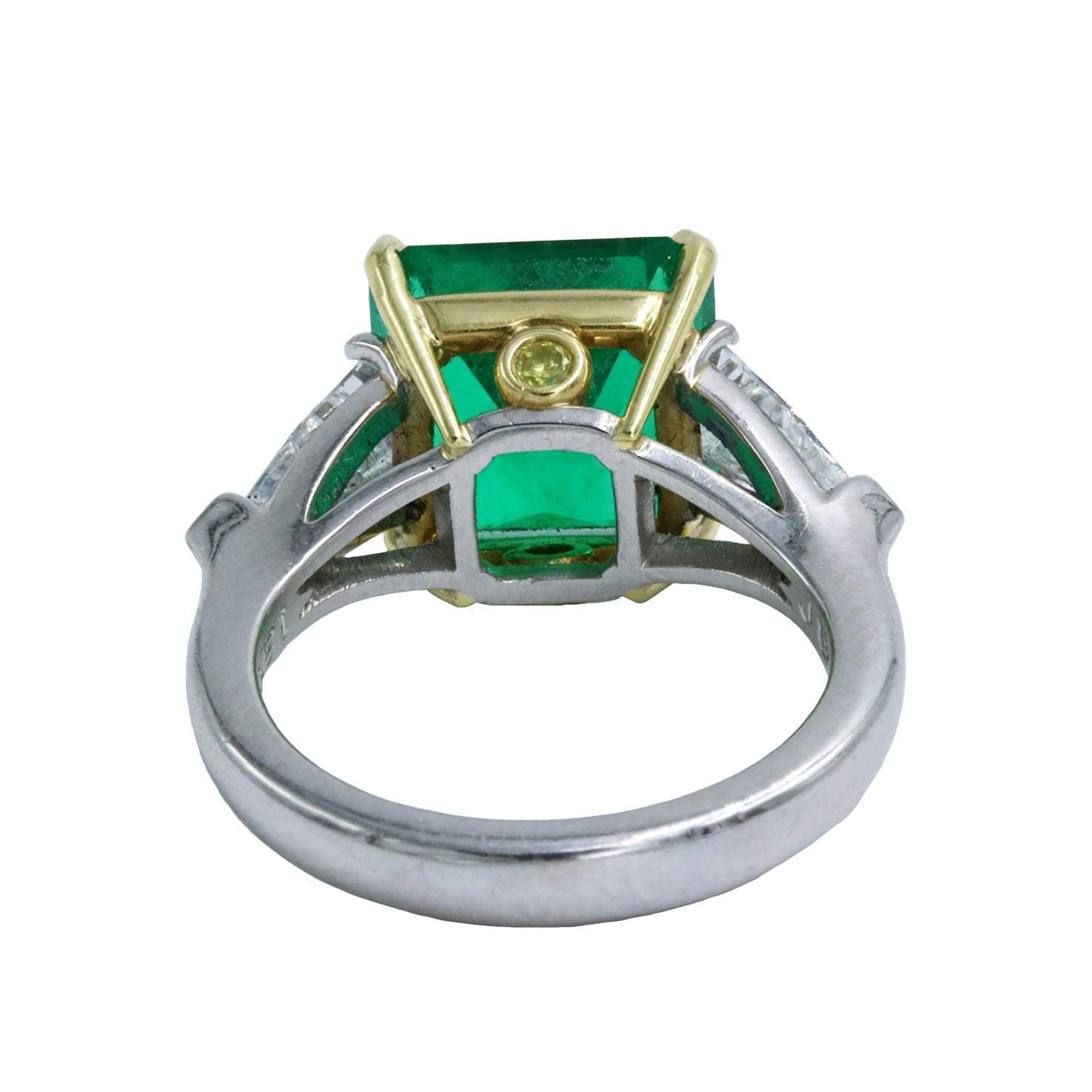 Emerald And Diamond Ring