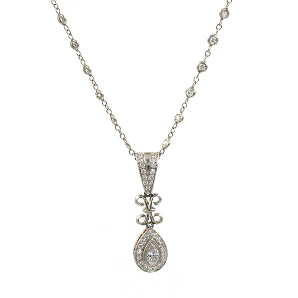 Michael Beaudry Diamond Station Necklace