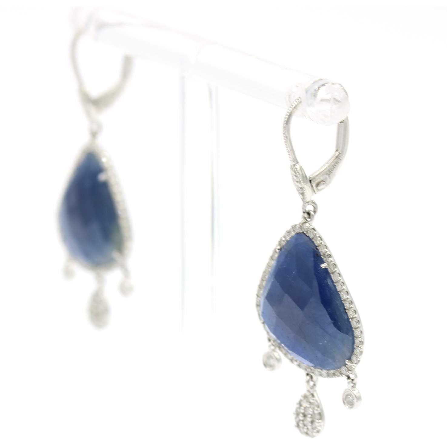 Meira T Sapphire And Diamond Earrings