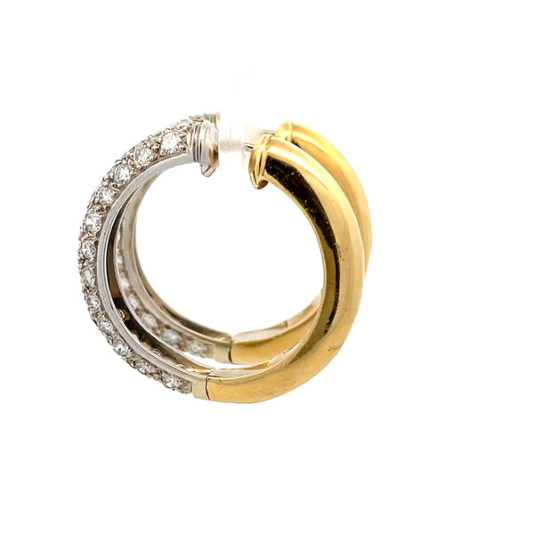 "Perfecta" Diamond Hoop Earring