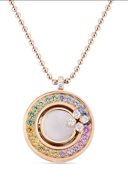 Roberto Coin Love In Verona Medallion Necklace