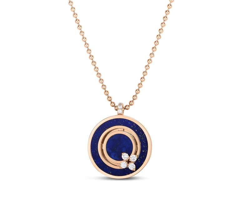 Roberto Coin Love In Verona Medallion Necklace