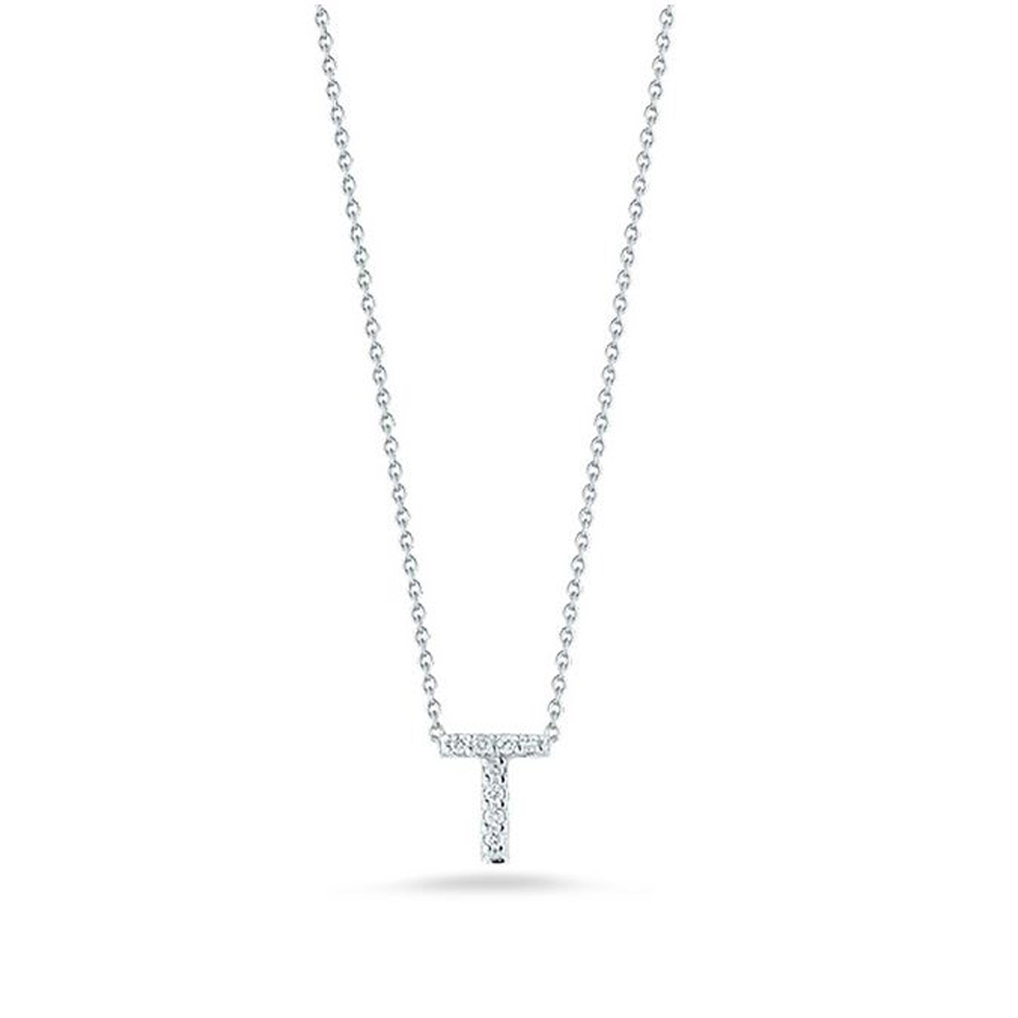 Roberto Coin Love Letter "T" Necklace