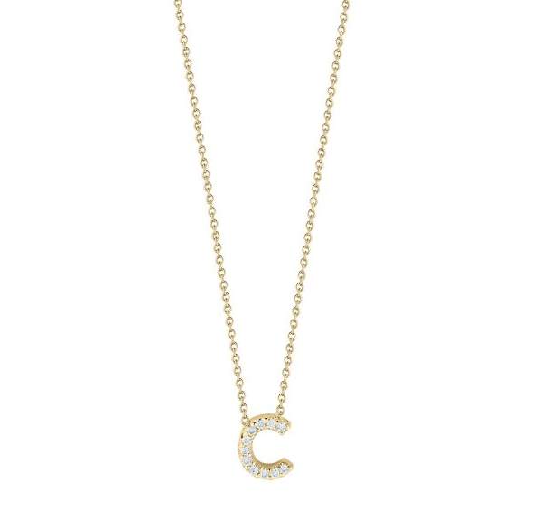 Roberto Coin Love Letter "C" Necklace