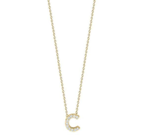 Roberto Coin Love Letter "C" Necklace