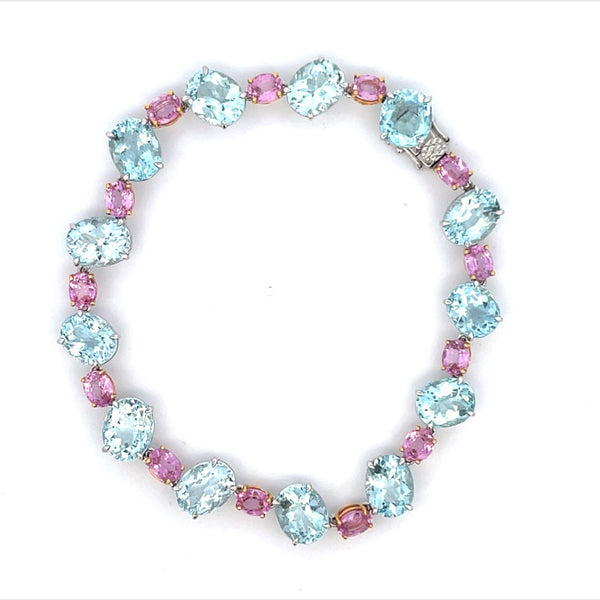 Sapphire & Aquamarine Bracelet