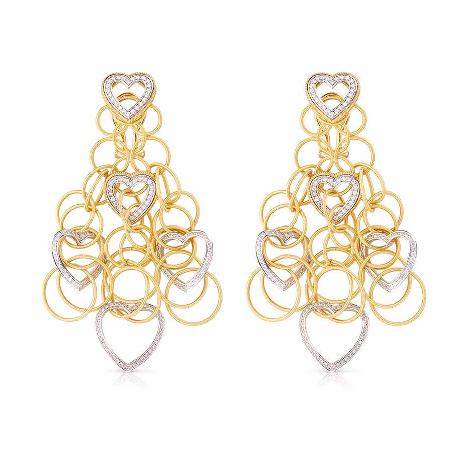 Buccellati Hawaiian Heart Earrings