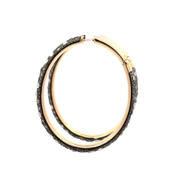 Pomellato Catene Brilliant Diamond Hoop Earrings