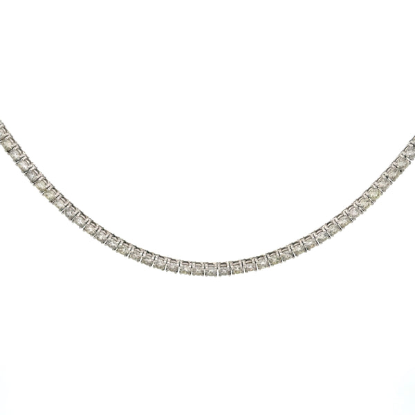 13.01CTW DIAMOND TENNIS NECKLACE