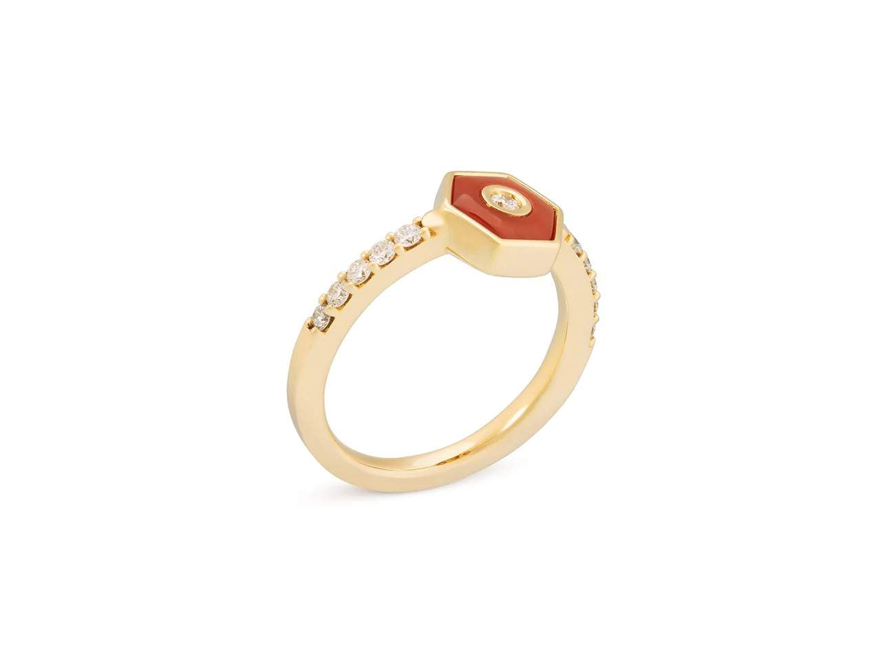 Miseno Baia Sommersa Coral Ring