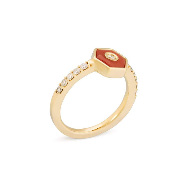 Miseno Baia Sommersa Coral Ring