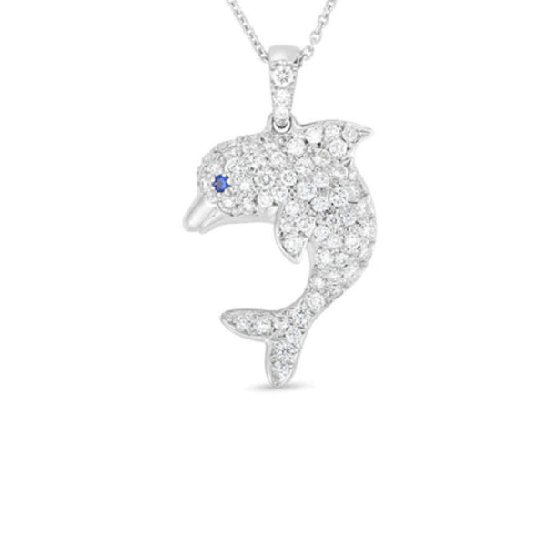 Roberto Coin Dolphin Pendant Necklace