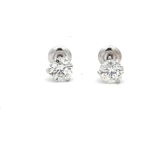 1.96CTW DIAMOND STUD EARRINGS