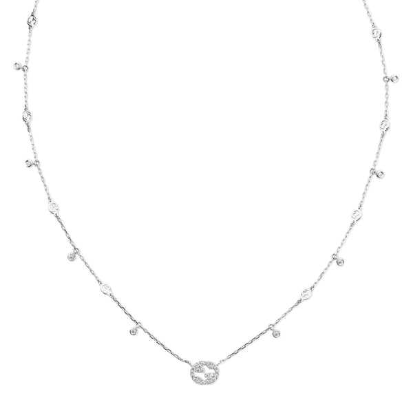 Gucci Interlocking "G" Diamond Necklace