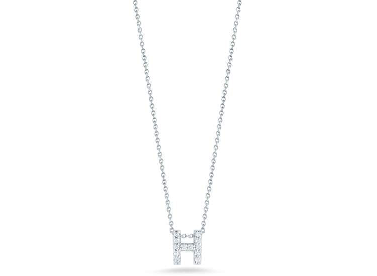 Roberto Coin Love Letter "H" Necklace