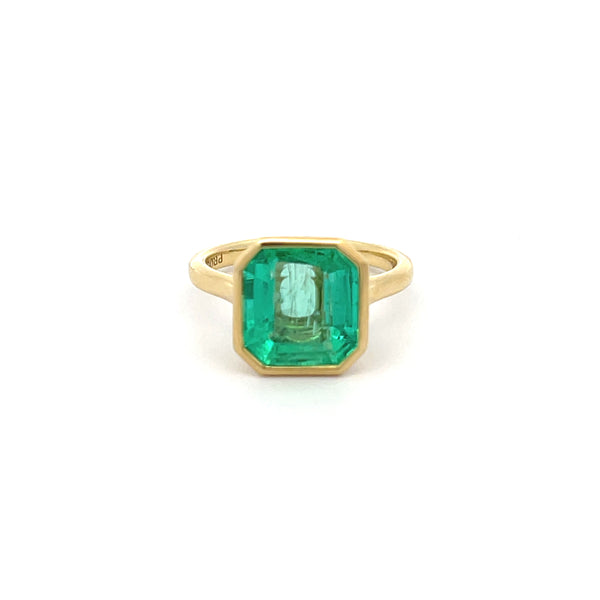 3.29CT GIA COLOMBIAN EMERALD RING