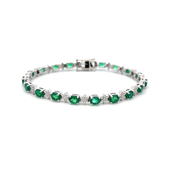 Emerald Star Station Bracelet