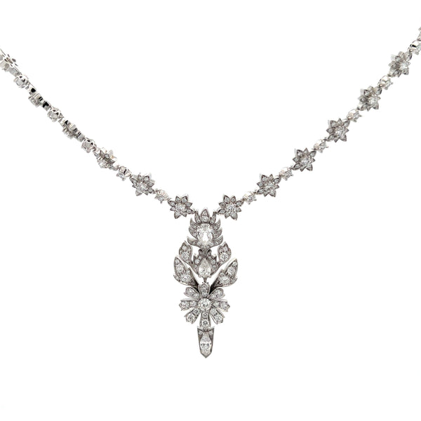 Gucci Flora Flower Diamond Necklace