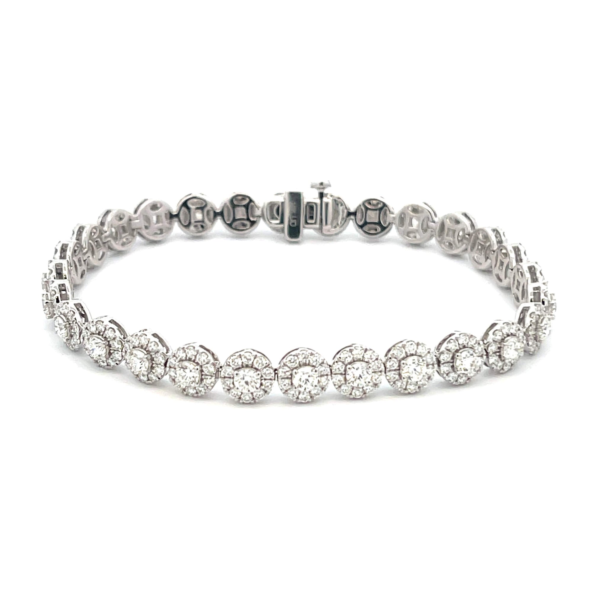 7.00CTW ROUND DIAMOND TENNIS BRACELET