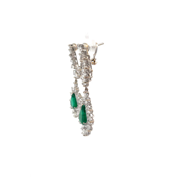 Emerald Fashion Dangle Earrings