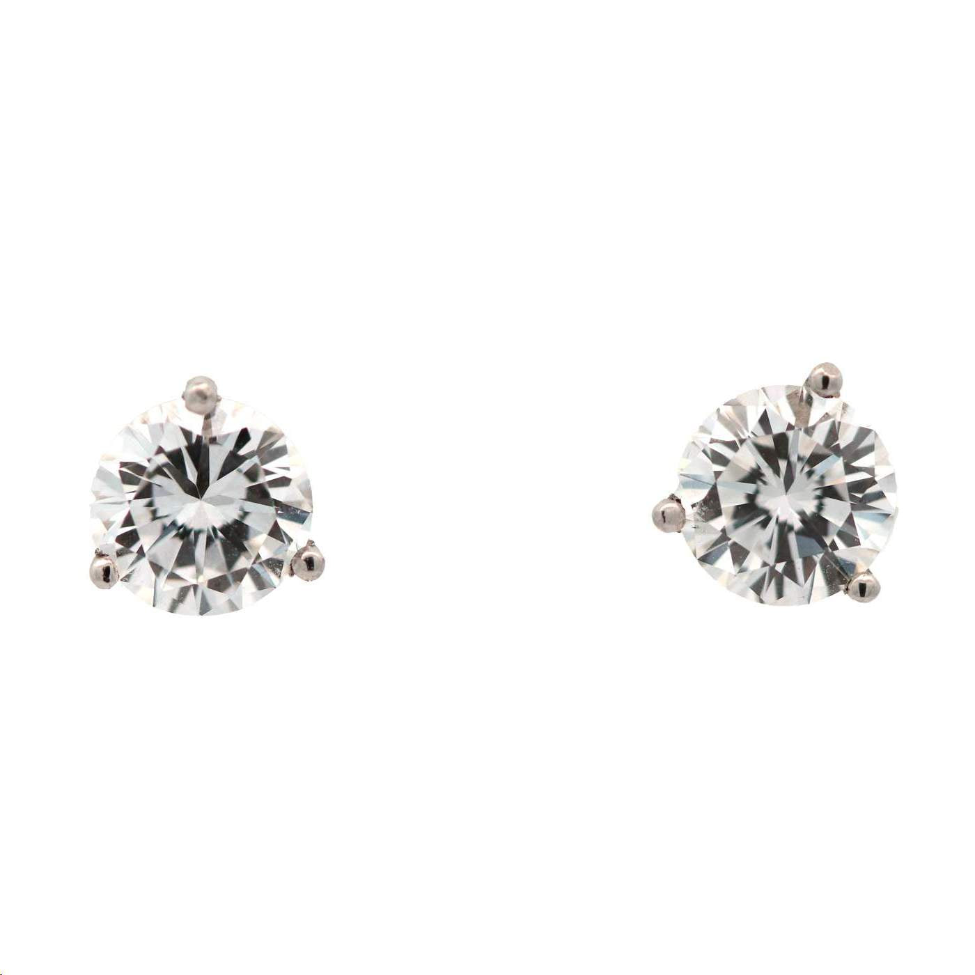 Brilliant Diamond Stud Earrings