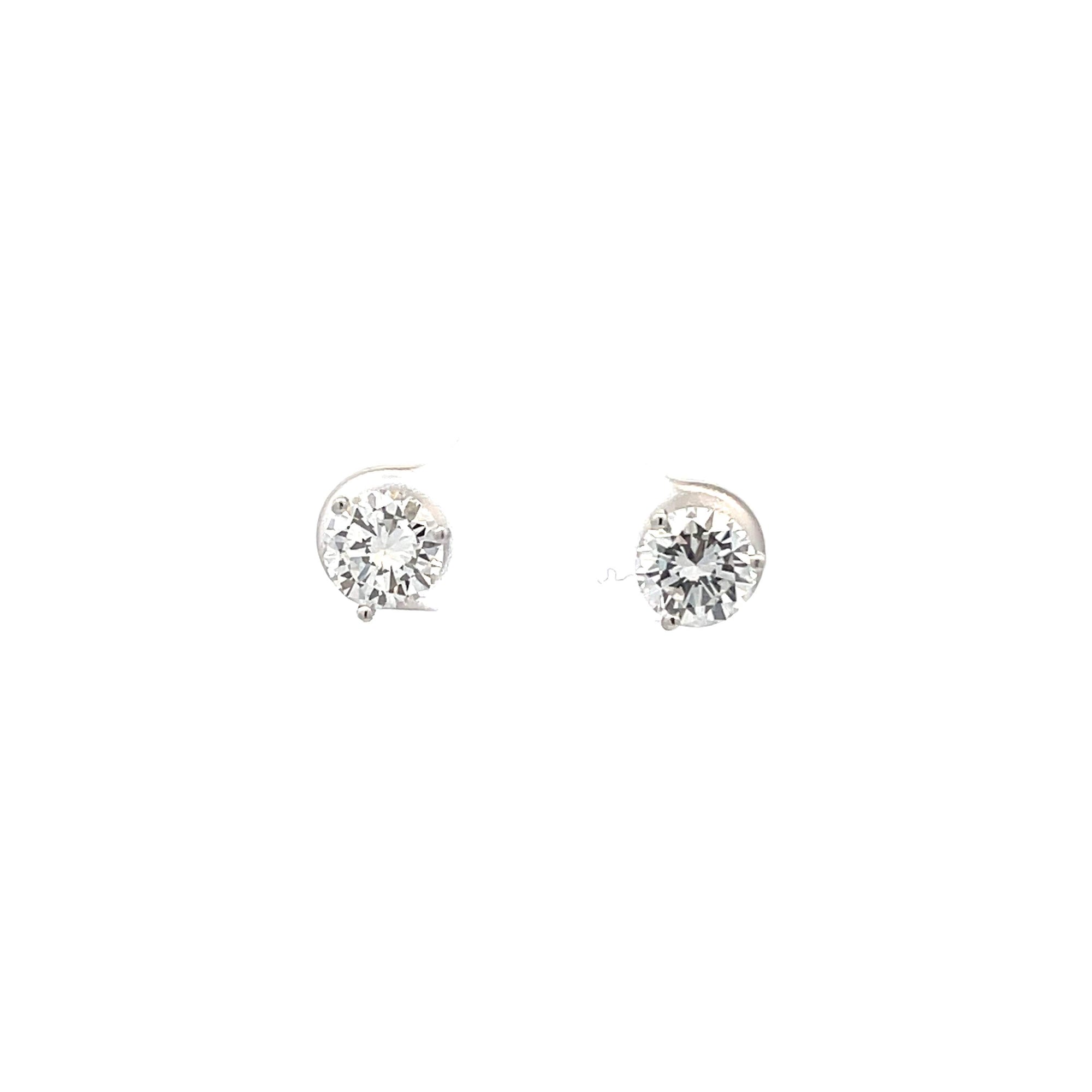 Brilliant Diamond Stud Earrings