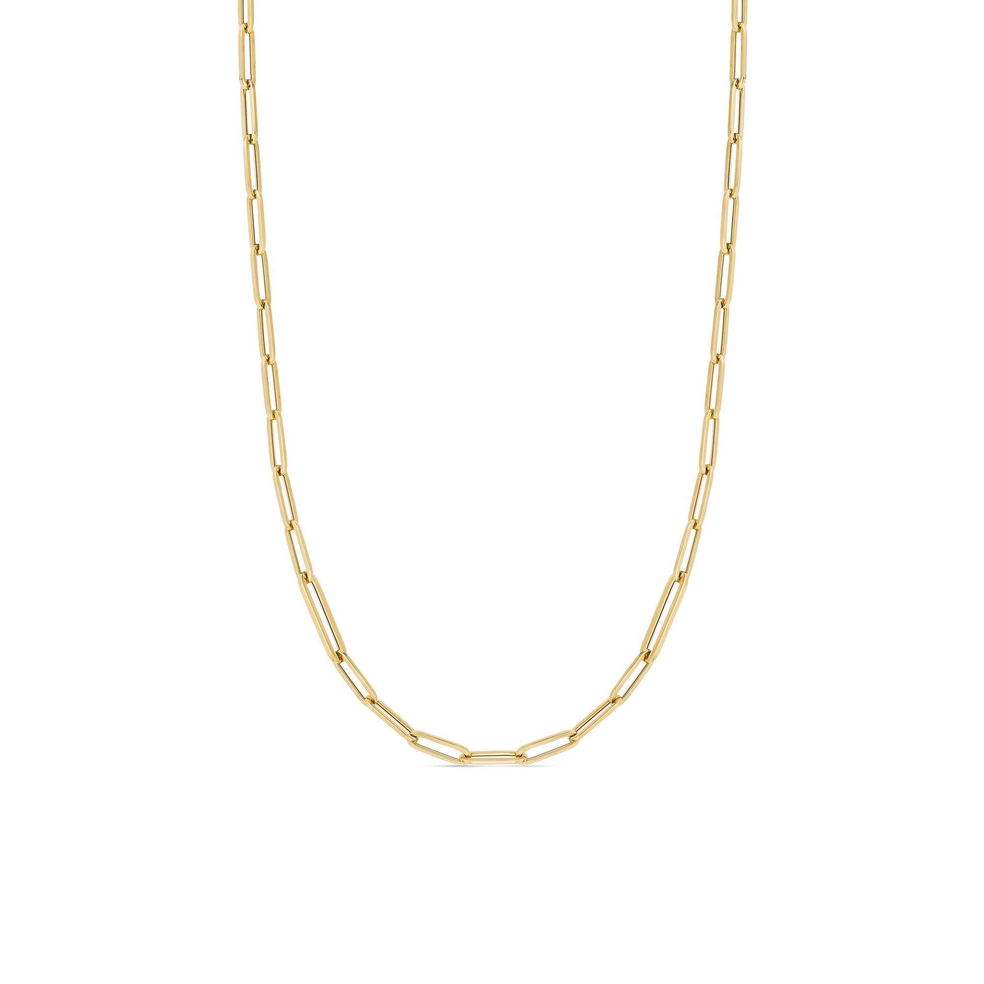 Roberto Coin Alternating Paperclip & Round Link Chain Necklace