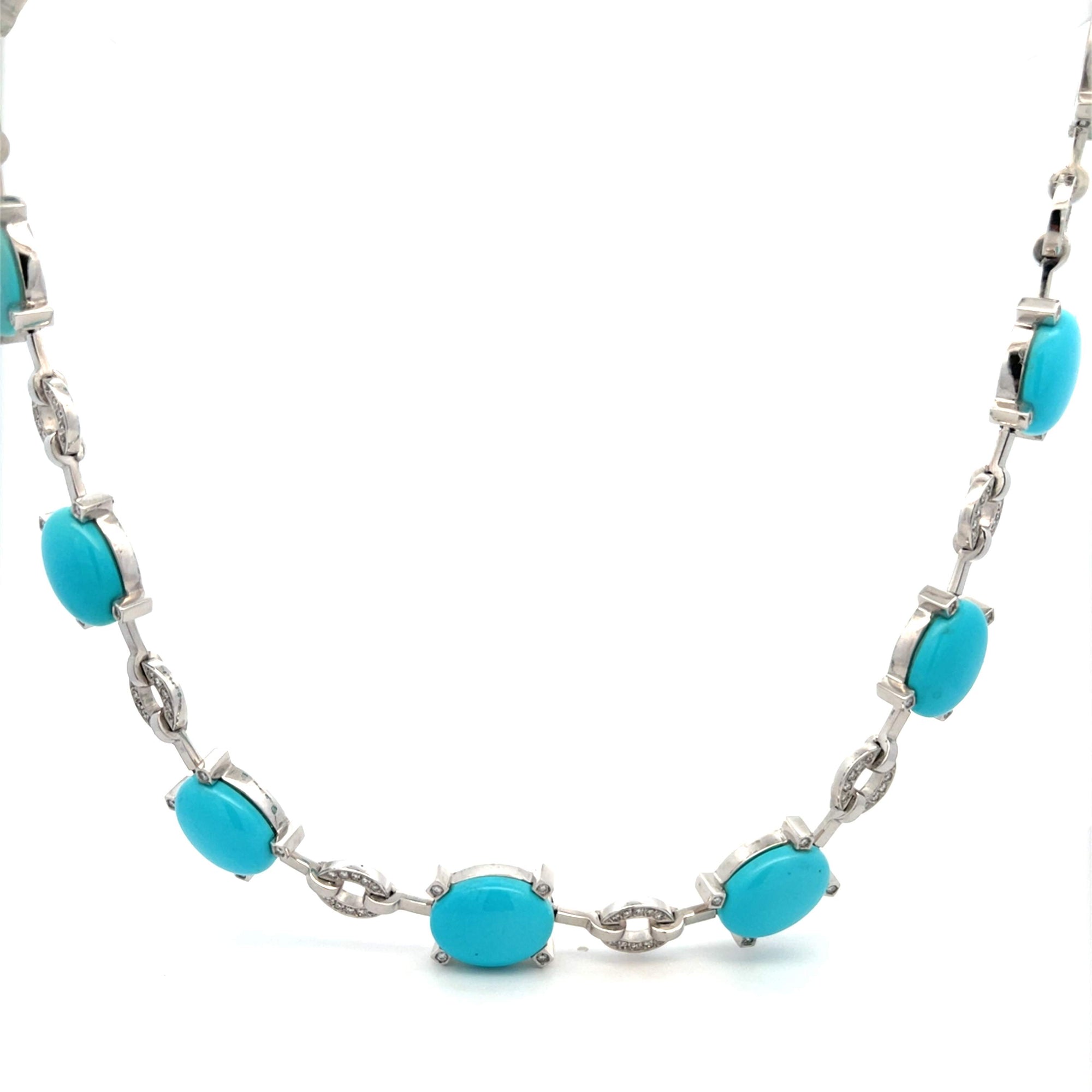 Gregorio Turquoise Bead Necklace