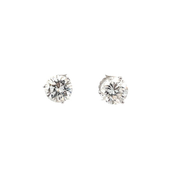 Diamond Martini Stud Earrings