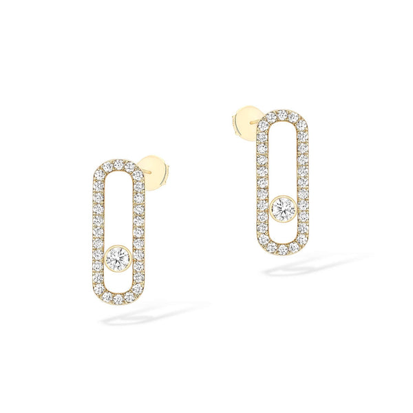 Messika Move Uno Pave Earrings