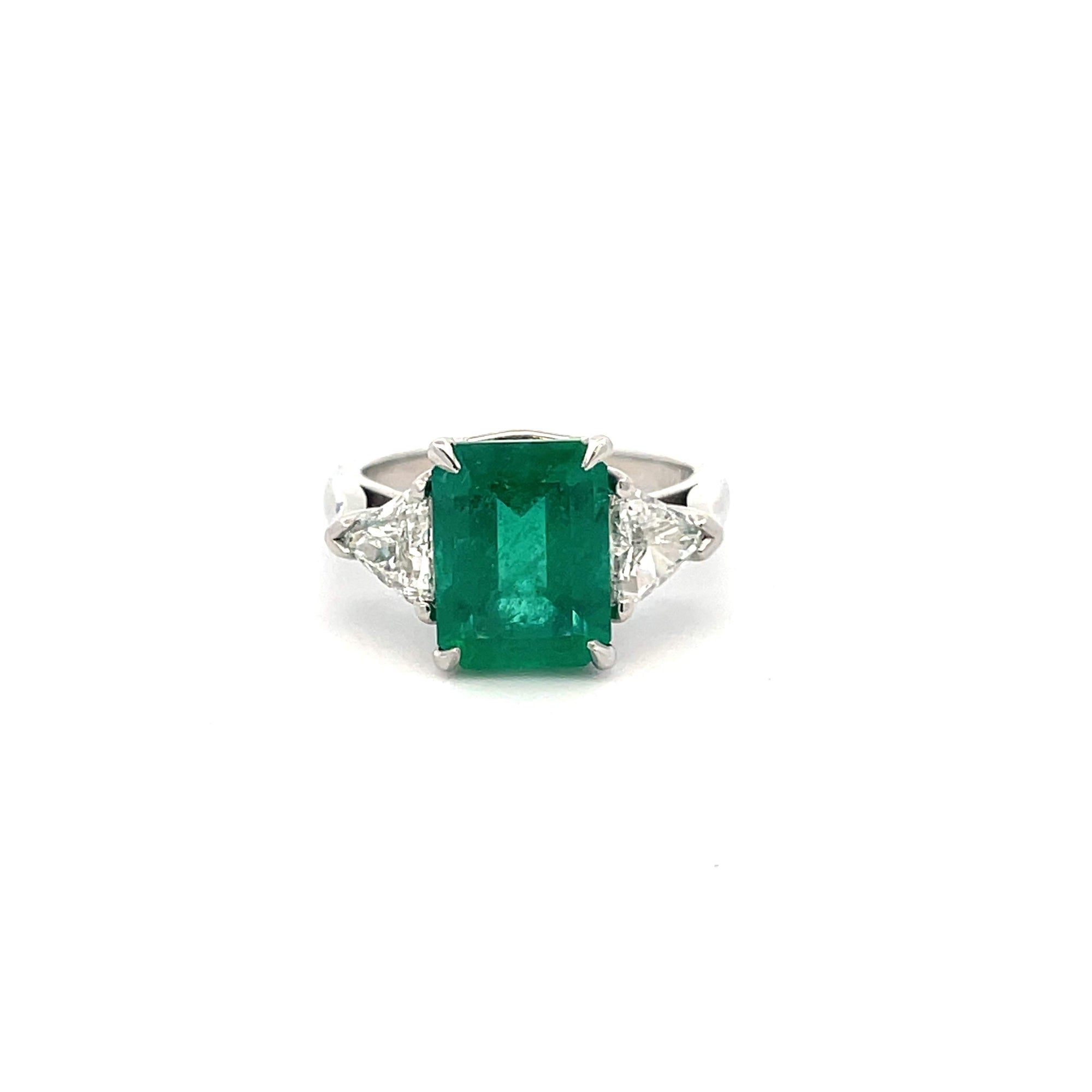 Emerald Engagement Ring