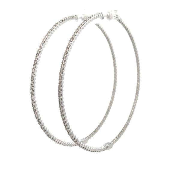 Large Round Hoop Earrings