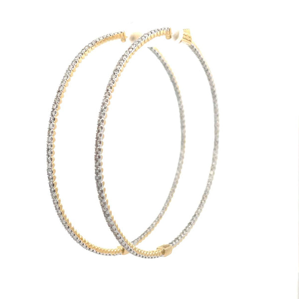 Large Round Hoop Earrings