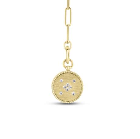 Roberto Coin Venetian Princess Medallion Diamond  Pendant