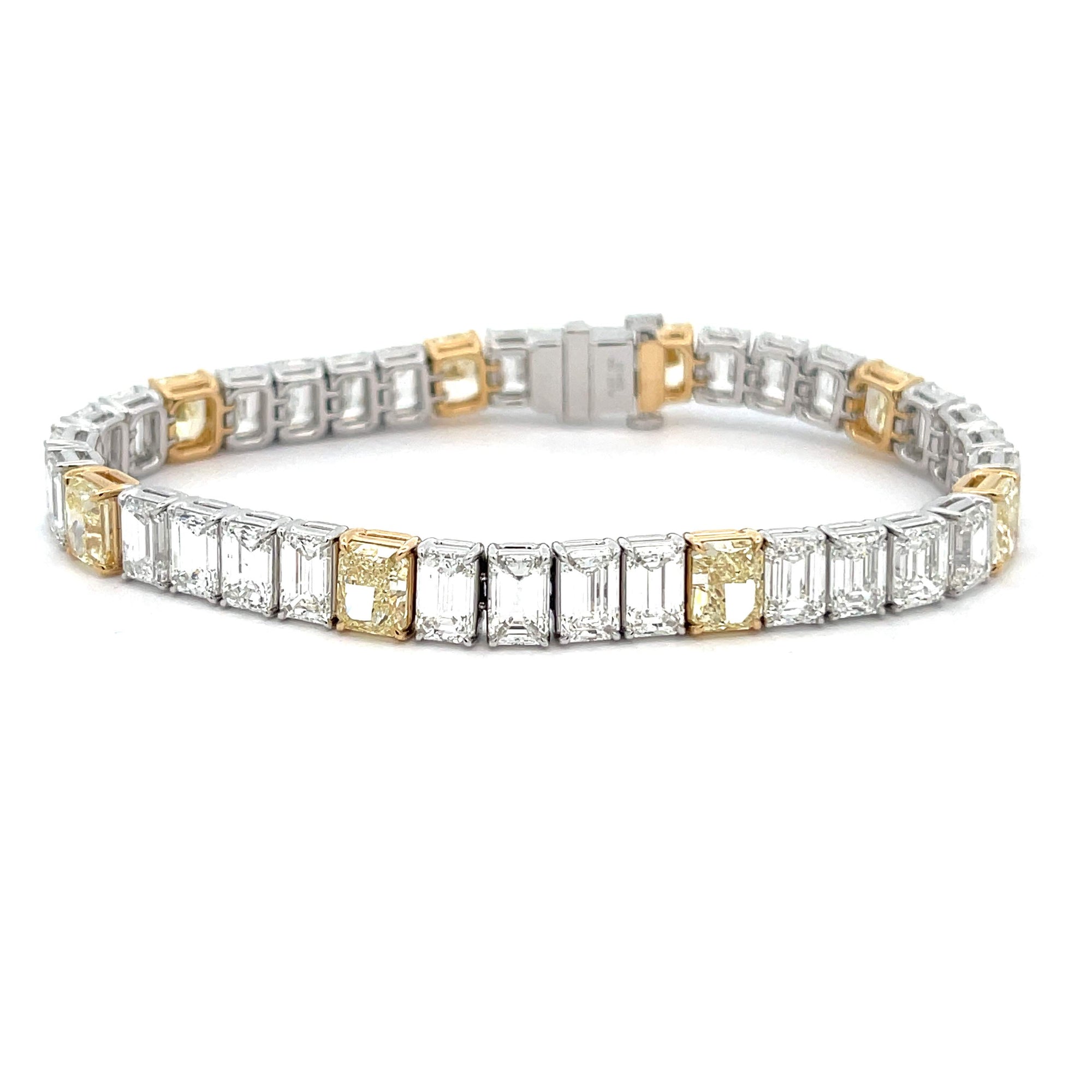 Yellow Diamond Tennis Bracelet