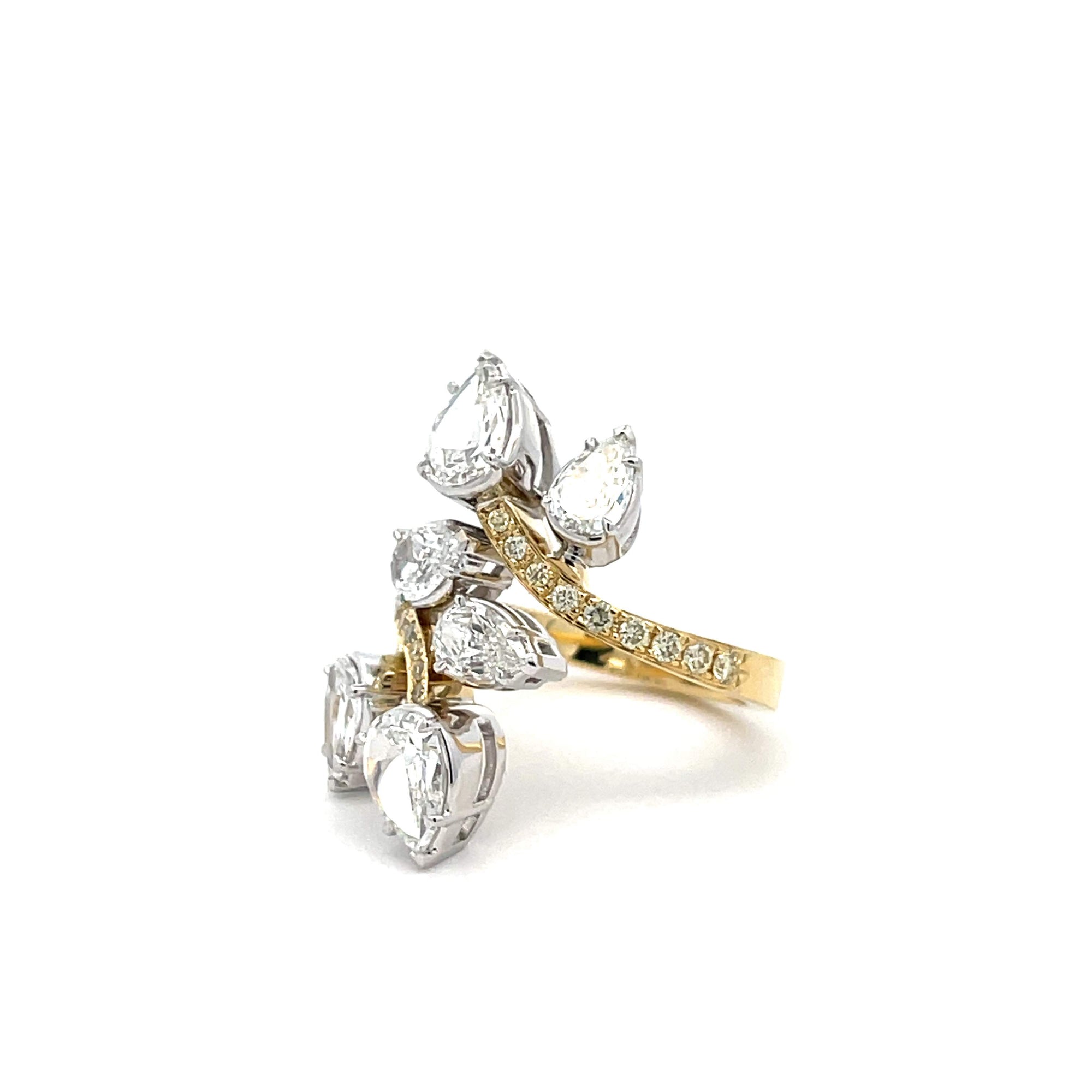 Christopher Designs Diamond Flower Ring