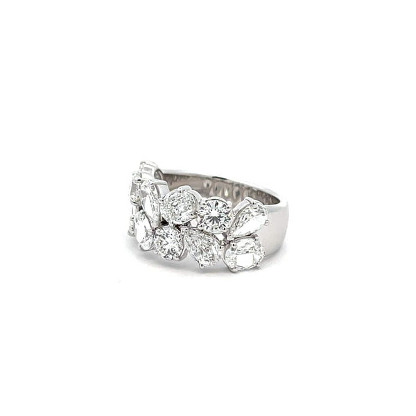 Christopher Designs 2 Row Diamond Ring