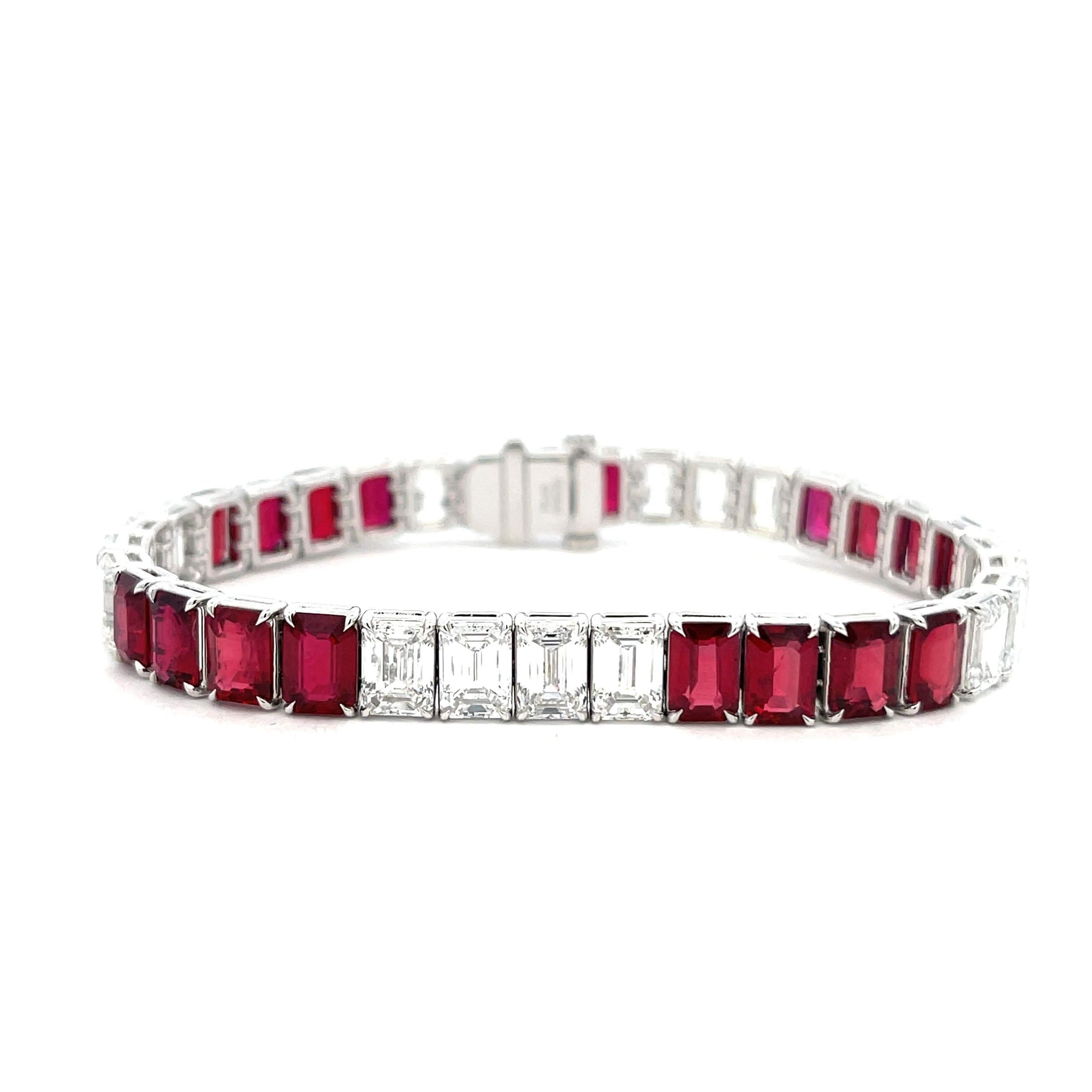 Ruby Tennis Bracelet