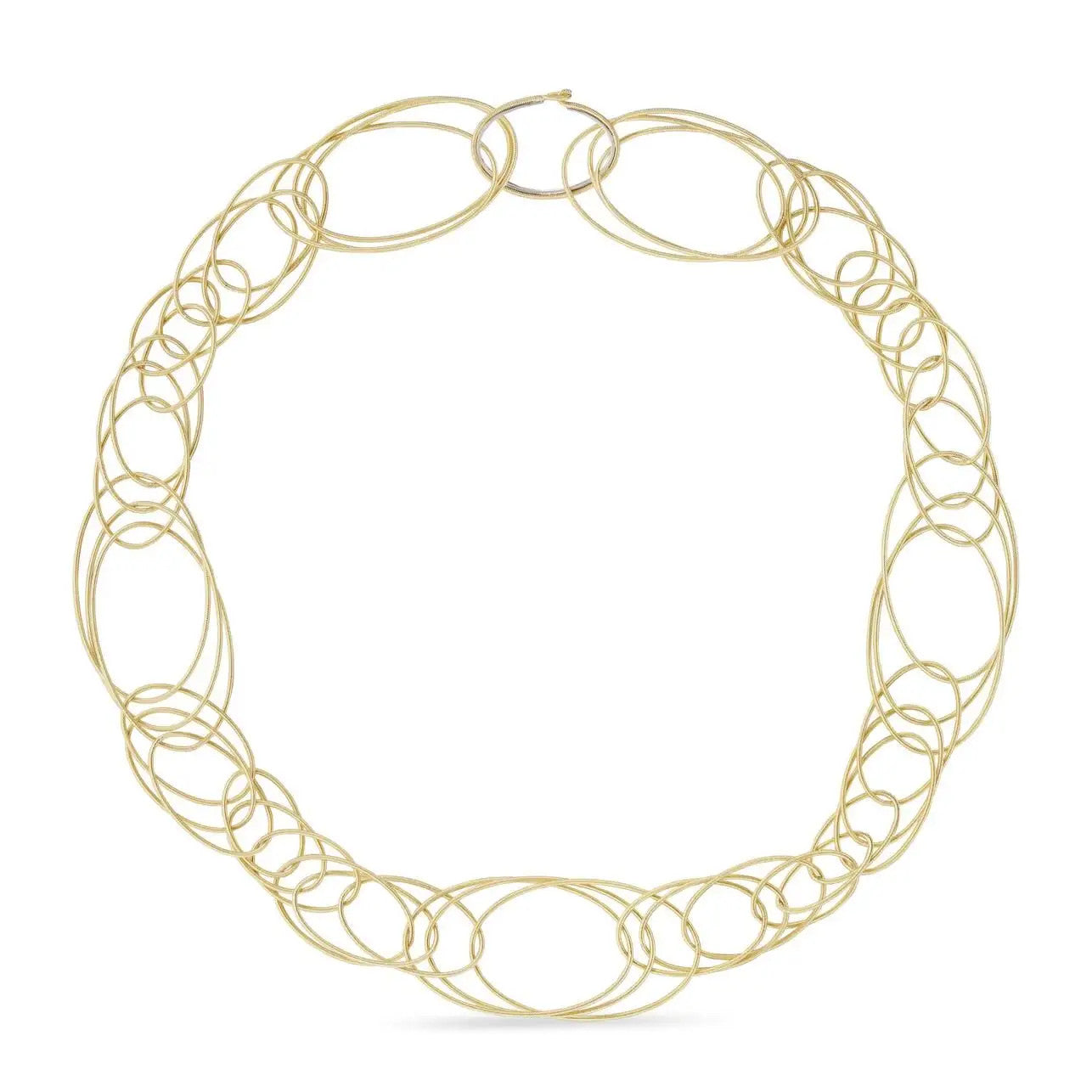 BUCCELLATI HAWAII OVAL LINK NECKLACE