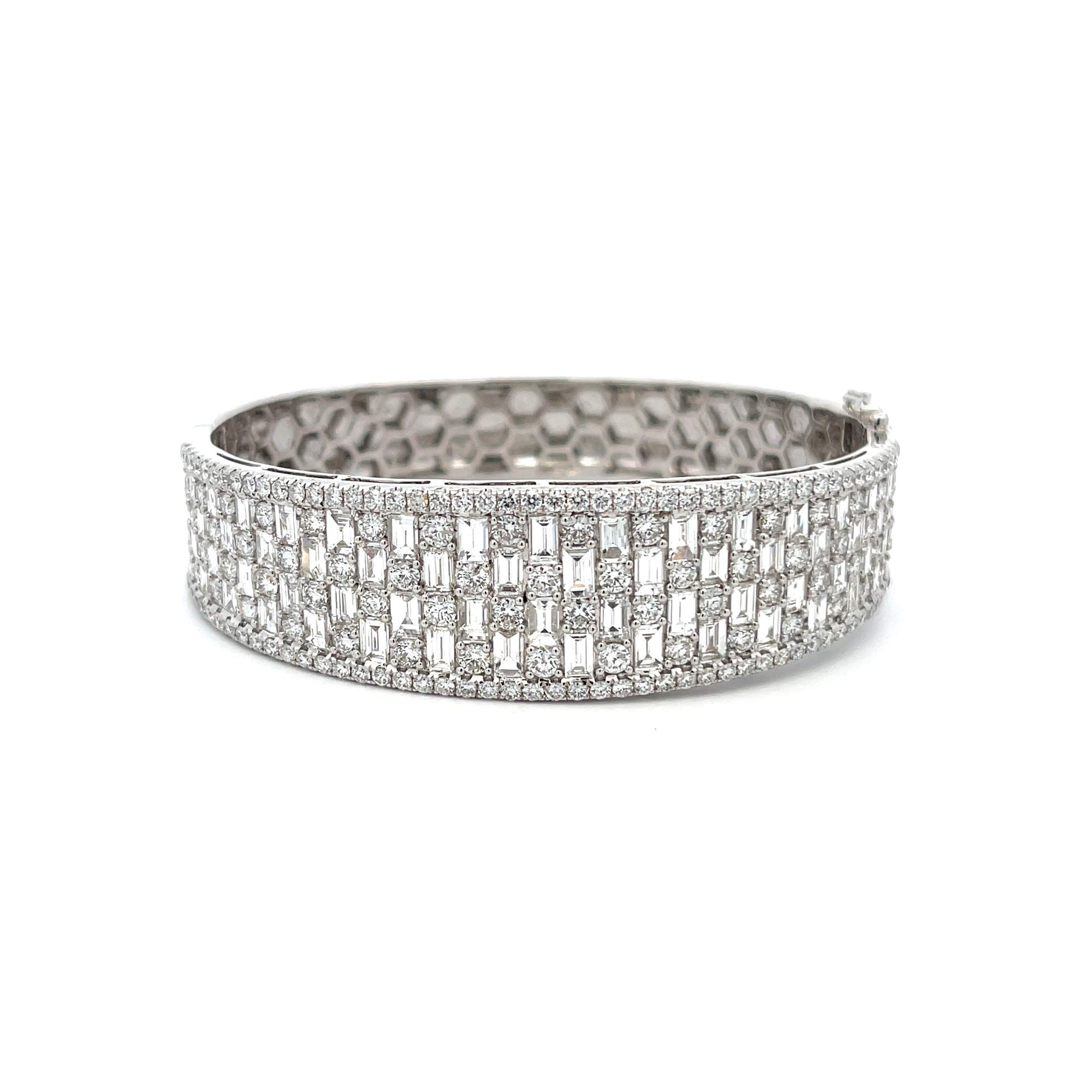 Diamond Wide Bangle