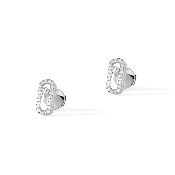 MESSIKA MOVE UNO DIAMOND STUD EARRINGS