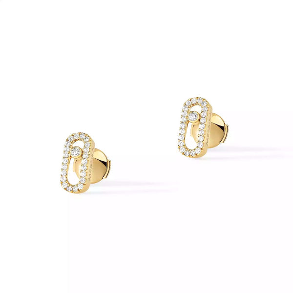 MESSIKA MOVE UNO DIAMOND STUD EARRINGS