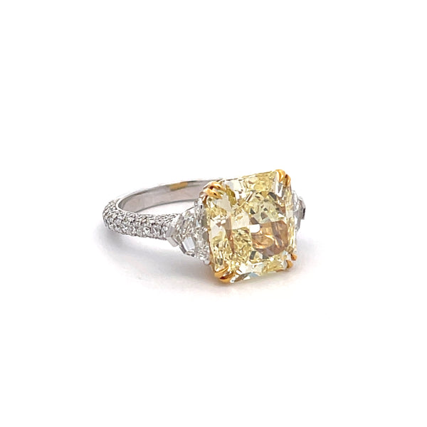 Yellow Diamond Engagement Ring