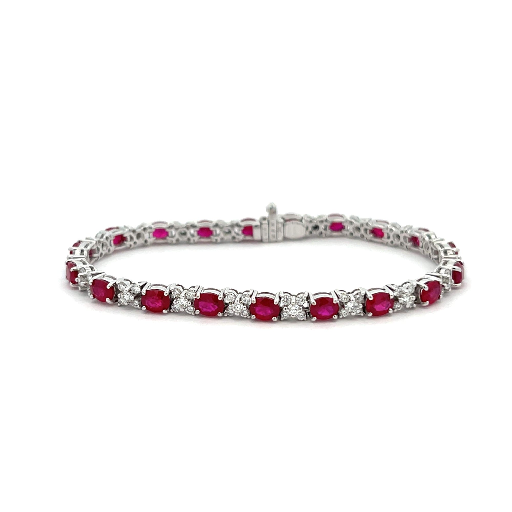 Ruby Tennis Bracelet