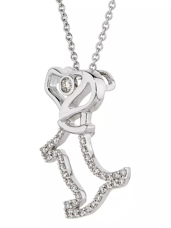 Roberto Coin Scottie Dog Diamond Pendant Necklace