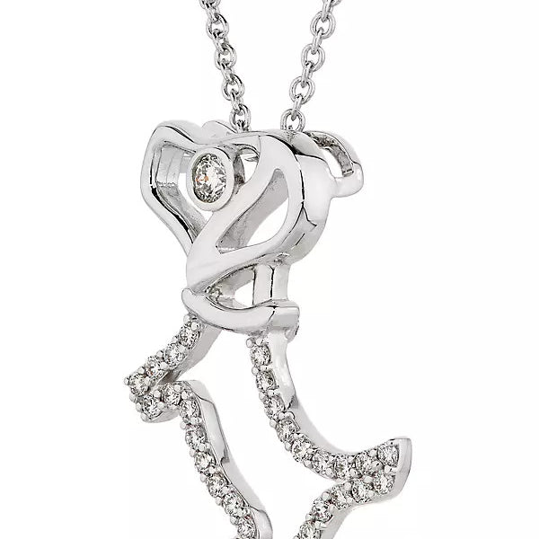 Roberto Coin Scottie Dog Diamond Pendant Necklace