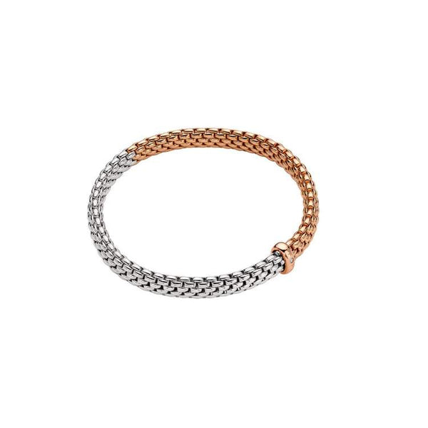 Fope Two-Tone Vendome Diamond Bracelet